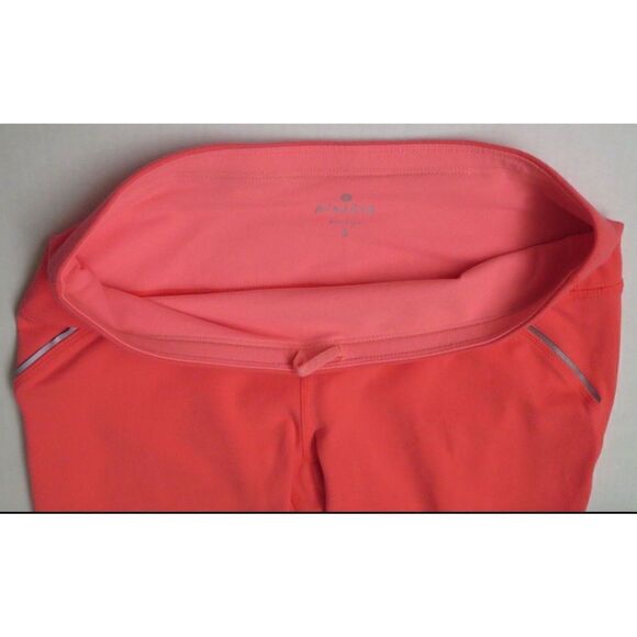 Athleta 862109 11 Women's Sz S Coral Relay Banded Cuff Capris - Picture 3 of 10